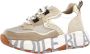 Voile blanche Beige Sneakers Club105 in leer nylon Beige Dames - Thumbnail 5