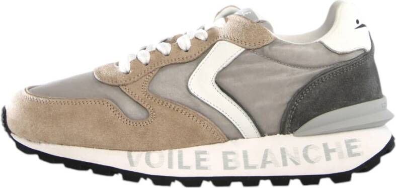 Voile blanche Beige Sneakers Paris Race Woman Beige Dames