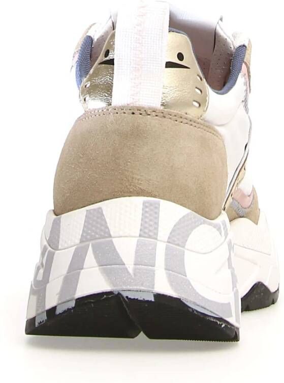 Voile blanche Beige Sneakers Stadschic Design Beige Dames