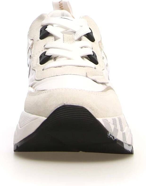 Voile blanche Beige Sneakers voor Vrouwen Beige Dames