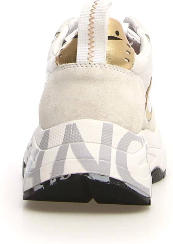 Voile blanche Beige Sneakers voor Vrouwen Beige Dames