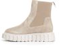 Voile blanche Beige Suède Chelsea Boot Beige Dames - Thumbnail 3