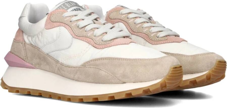 Voile blanche Beige Suède Dames Sneakers Hype Multicolor Dames