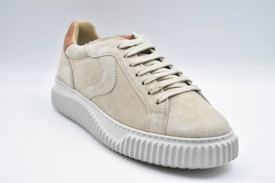 Voile blanche Beige Veterschoenen Dames Aw23 Beige Dames