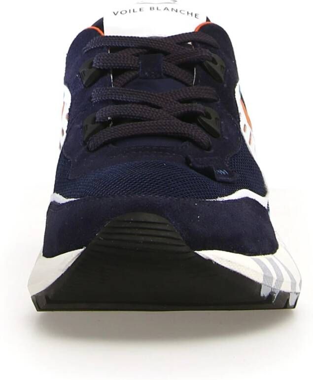 Voile blanche Blauwe Club Sneakers Ademend Suède Blue Heren