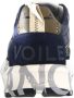 Voile blanche Blauwe Leren Nylon Club01 Sneakers Blue Heren - Thumbnail 10