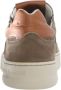 Voile blanche Bruine Leren Sneakers Layton Stijl Brown Heren - Thumbnail 3