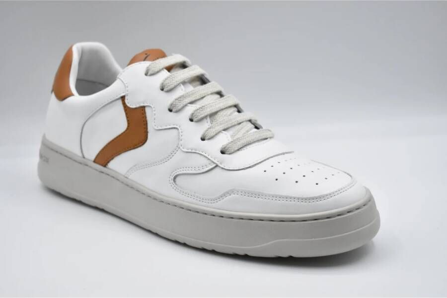 Voile blanche Bruine Veterschoenen Ss24 White Heren