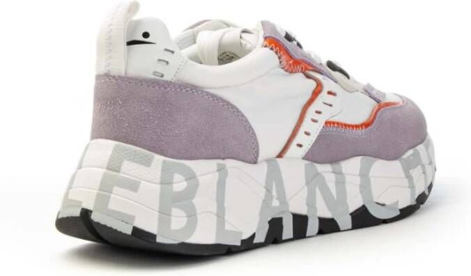 Voile blanche Club105 Sneakers voor actieve stadsstijl Purple Dames