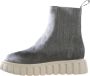 Voile blanche Grijze Chelsea Sneakers van Leer Gray Dames - Thumbnail 2