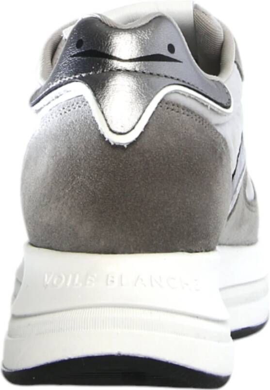 Voile blanche Grijze Sneakers in pelle nylon Gray Dames