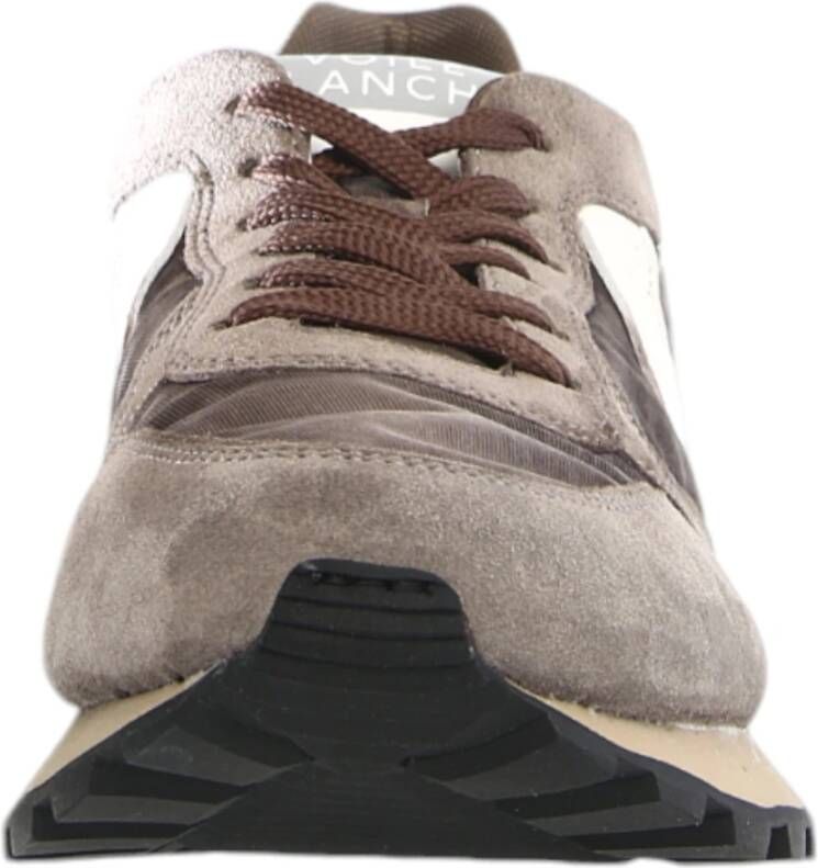 Voile blanche Grijze Sneakers Paris Race Man Gray Heren