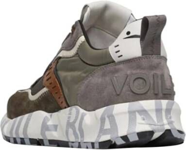 Voile blanche Groene Moderne Sportieve Sneakers Gray Heren