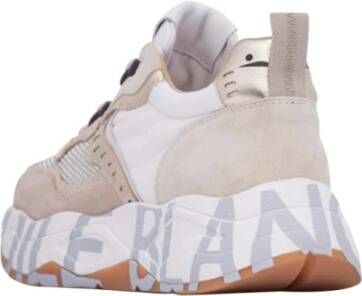 Voile blanche Kleurrijke Moderne Sneakers Beige Dames