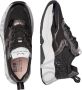 Voile blanche Leather and fabric sneakers Club105. Black Dames - Thumbnail 3