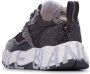 Voile blanche Leather and fabric sneakers Club105. Black Dames - Thumbnail 5