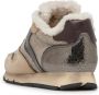 Voile blanche Leather and fabric sneakers Julia FUR Beige Dames - Thumbnail 5