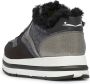 Voile blanche Leather and fabric sneakers Maran FUR Black Dames - Thumbnail 5