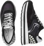 Voile blanche Leather and fabric sneakers Maran S Black Dames - Thumbnail 3