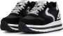 Voile blanche Leather and fabric sneakers Maran S Black Dames - Thumbnail 4