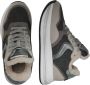 Voile blanche Leather and fabric sneakers Melany Fur. Gray Dames - Thumbnail 2