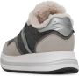 Voile blanche Leather and fabric sneakers Melany Fur. Gray Dames - Thumbnail 4