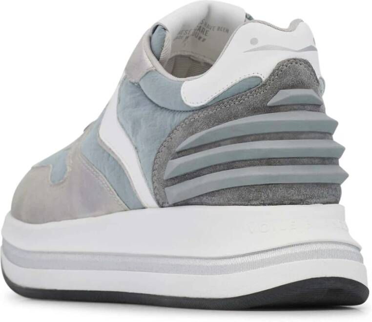 Voile blanche Leather and fabric sneakers Merry Power. Multicolor Dames