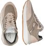 Voile blanche Leather and fabric sneakers Qwark Easy Woman. Beige Dames - Thumbnail 3