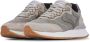 Voile blanche Leather and fabric sneakers Qwark Easy Woman. Beige Dames - Thumbnail 4