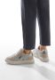 Voile blanche Leather and felt sneakers Lipari FUR Gray Dames - Thumbnail 2