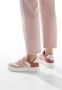 Voile blanche Leather and suede sneakers Laura Pink Dames - Thumbnail 2