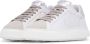 Voile blanche Leather and suede sneakers Lipari White Dames - Thumbnail 4