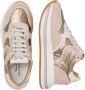 Voile blanche Leather and technical fabric sneakers Melany. Pink Dames - Thumbnail 2