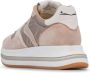 Voile blanche Leather and technical fabric sneakers Melany. Pink Dames - Thumbnail 4