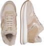 Voile blanche Leather and wool sneakers Melany Fur. Beige Dames - Thumbnail 3