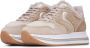 Voile blanche Leather and wool sneakers Melany Fur. Beige Dames - Thumbnail 4