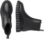 Voile blanche Leather boots Grenelle Chelsea Black Dames - Thumbnail 3