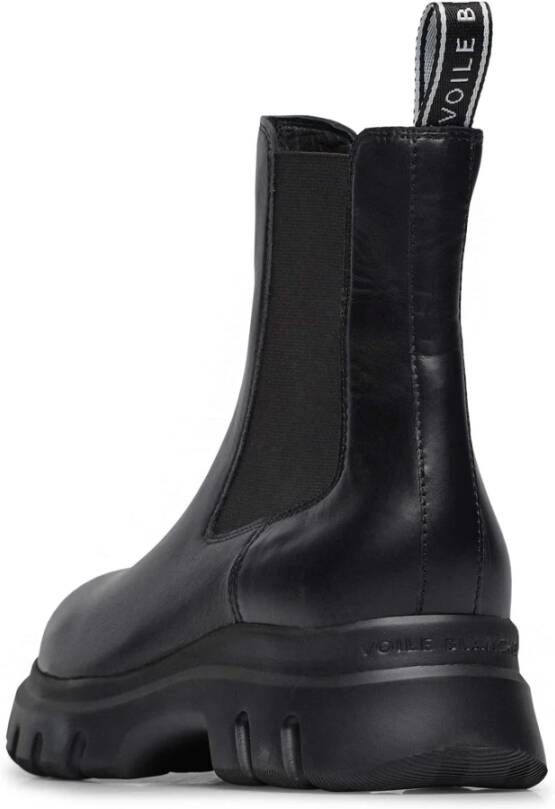 Voile blanche Leather boots Twilly Chelsea Black Dames