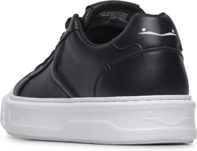 Voile blanche Leather sneakers Forx 4. Black Heren