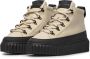 Voile blanche Leather sneakers Helia Beige Dames - Thumbnail 4