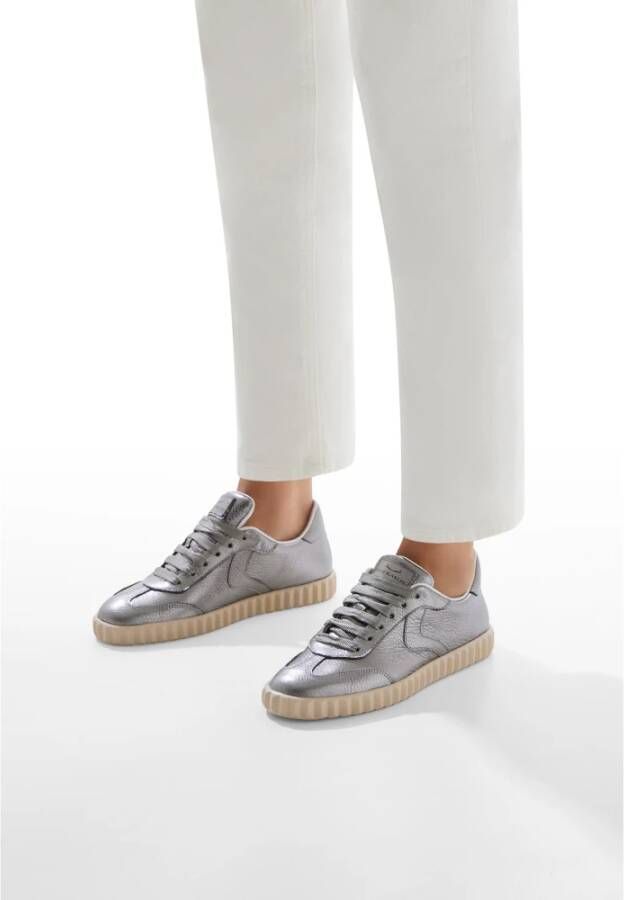 Voile blanche Leather sneakers Ines Gray Dames