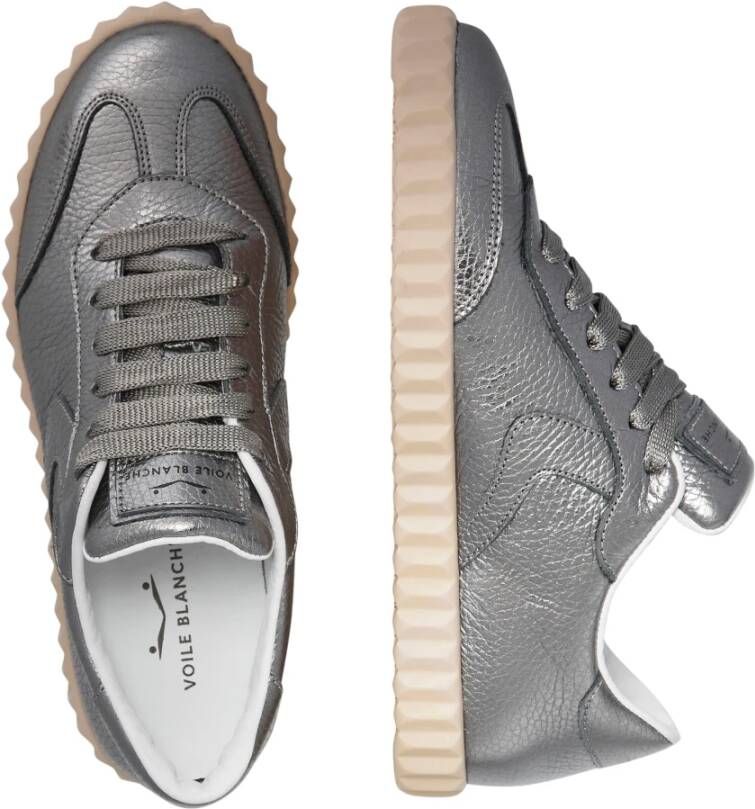 Voile blanche Leather sneakers Ines Gray Dames