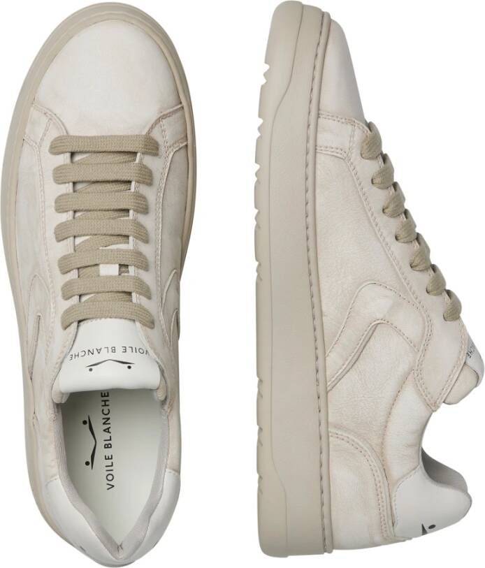 Voile blanche Leather sneakers Layton 100 Beige Heren