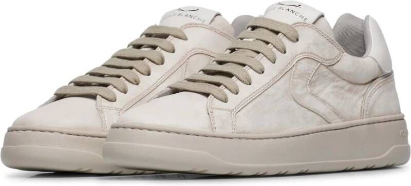 Voile blanche Leather sneakers Layton 100 Beige Heren