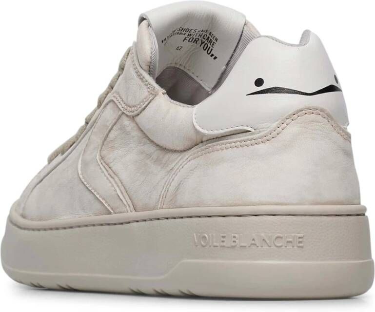 Voile blanche Leather sneakers Layton 100 Beige Heren