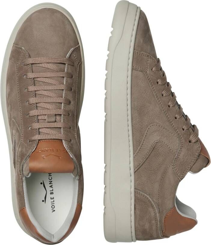 Voile blanche Leather sneakers Layton 100 Brown Heren