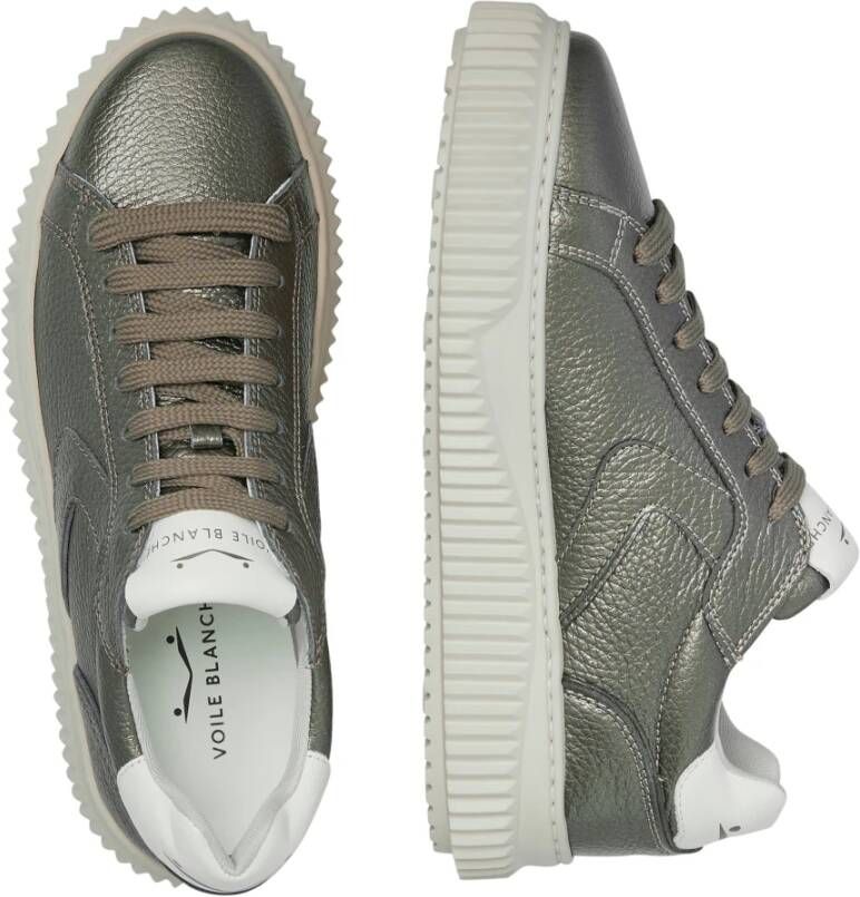 Voile blanche Leather sneakers Lipari Gray Dames