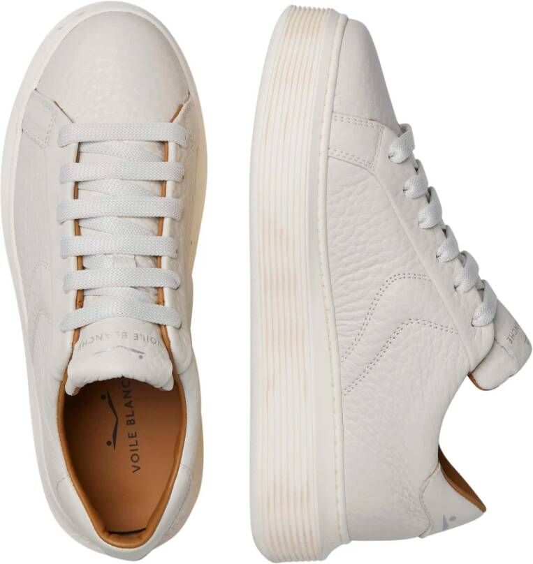 Voile blanche Leather sneakers Selene White Dames