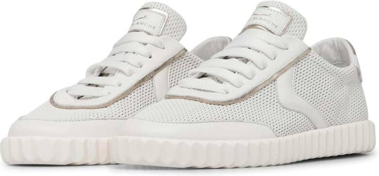 Voile blanche Leather sneakers Selia White Dames