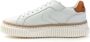 Voile blanche Lipari Sneakers Leer Veters Rubberen Zool White Dames - Thumbnail 5